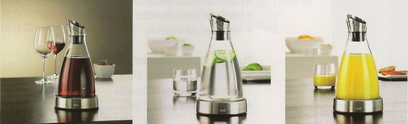 Frieling's FLOW carafe will cool beverages for up to 4 hours.