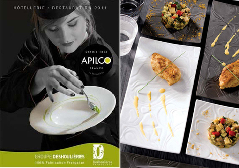 Since 1826, Apilco has been creating porcelain treasures for the restaurateur's table. 