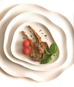 Orion Design's new Organic line of porcelain dinnerware is inspired by nature.