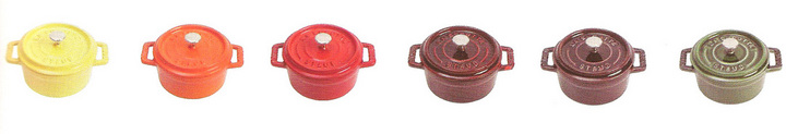 tabletopjournal.com loves that companies like Le Creuset and Staub have brought some life back to restaurant tables when chefs use their mini cocottes.